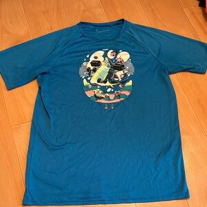 Under Armour Blue Graphic Short Sleeve Performance Tee